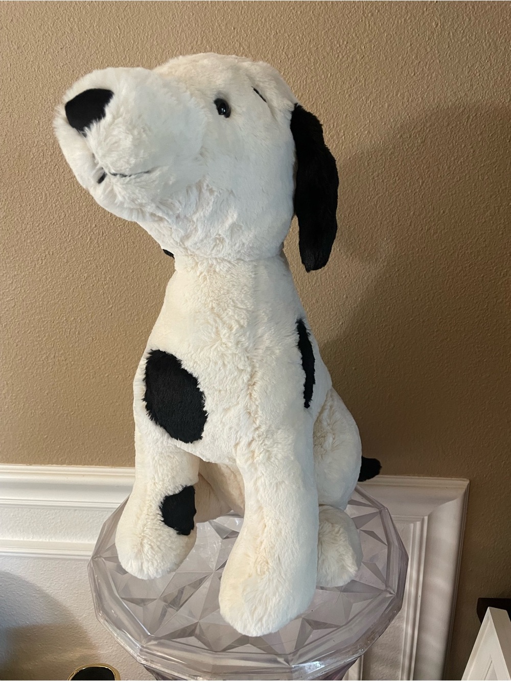 Jellycat Retired Harper Pup 16 Inch Plush Black and White SOFT Dog